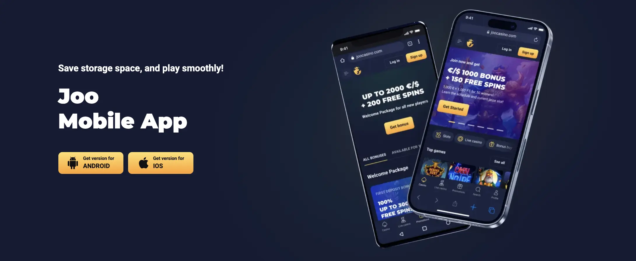 Online games JooCasino