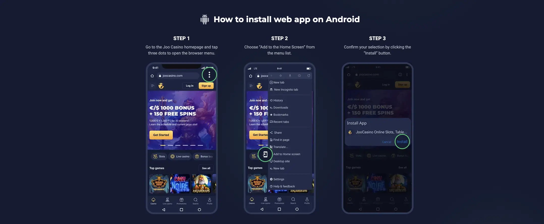 Privacy Policy JooCasino